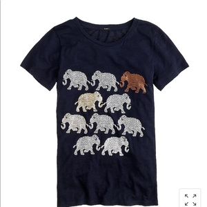 Jcrew elephant parade tee